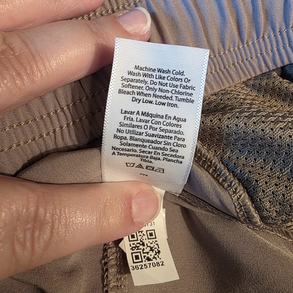 NWT Athletic Works Woven Shorts Men's Size 3XL In Taupe - Picture 5 of 12
